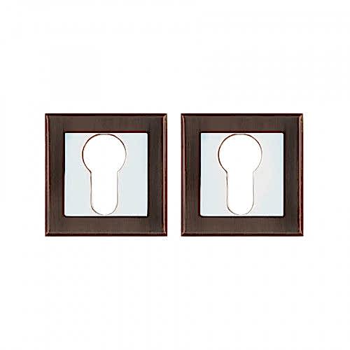 Накладка под цилиндр PUNTO BK6 QL, графит/хром, алюминий